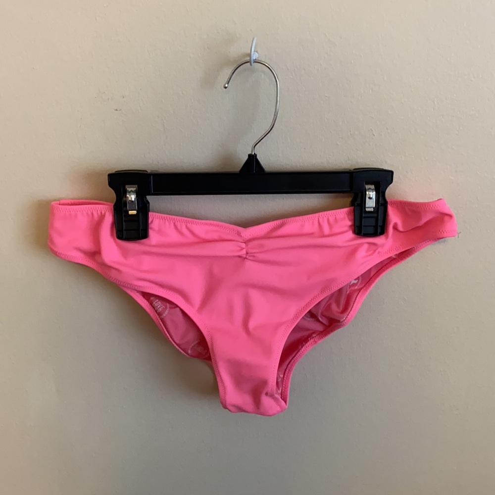 Cheeky hot pink bathing suit bottoms